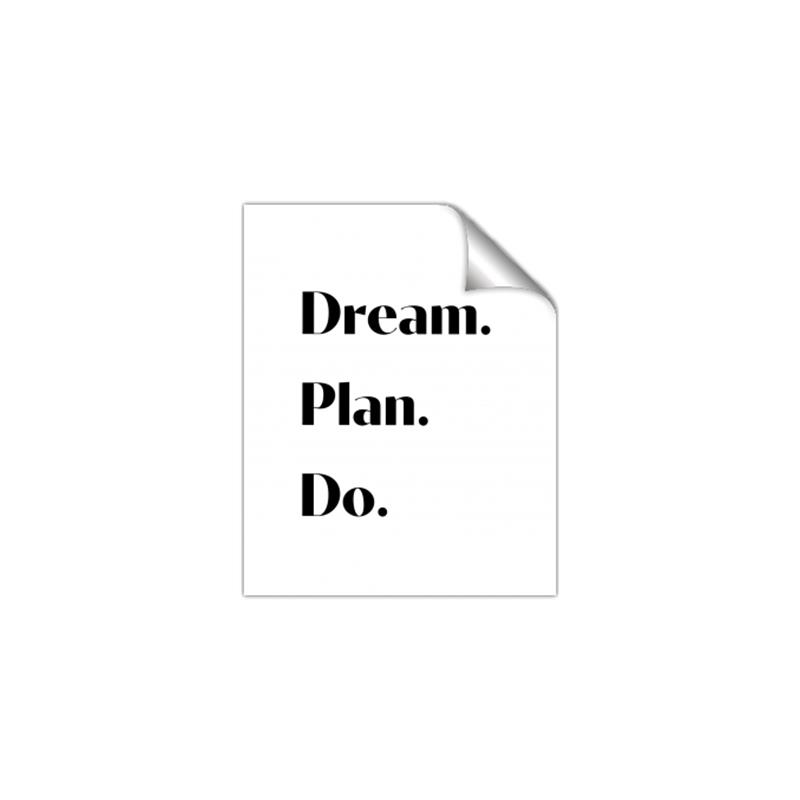 Picture of Dream Plan Do _GroupedProduct_Rectangle_Portrait_Unframed_Print_Only_
