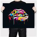 Picture of Graffiti Glow Lips _GroupedProduct_Rectangle_Landscape_Canvas_