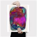 Picture of Neon Infusion Planet _GroupedProduct_Rectangle_Portrait_Canvas_