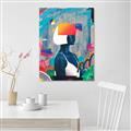 Picture of Luminous Blue Girl _GroupedProduct_Rectangle_Portrait_Canvas_