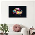 Picture of Graffiti Glow Lips _GroupedProduct_Rectangle_Landscape_Canvas_