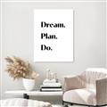 Picture of Dream Plan Do _GroupedProduct_Rectangle_Portrait_Canvas_
