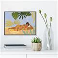 Picture of Lazyday Lady _GroupedProduct_Rectangle_Landscape_Canvas_Framed_