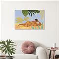 Picture of Lazyday Lady _GroupedProduct_Rectangle_Landscape_Canvas_Framed_