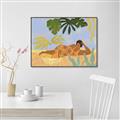 Picture of Lazyday Lady _GroupedProduct_Rectangle_Landscape_Canvas_Framed_