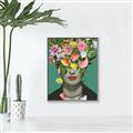 Picture of Floral Frida Everyday _GroupedProduct_Rectangle_Portrait_Canvas_Framed_