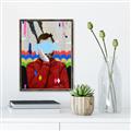 Picture of Graffiti Sadness _GroupedProduct_Rectangle_Portrait_Canvas_Framed_