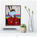 Picture of Graffiti Sadness _GroupedProduct_Rectangle_Portrait_Canvas_Framed_