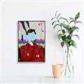 Picture of Graffiti Sadness _GroupedProduct_Rectangle_Portrait_Canvas_Framed_