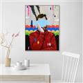 Picture of Graffiti Sadness _GroupedProduct_Rectangle_Portrait_Canvas_Framed_