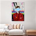 Picture of Graffiti Sadness _GroupedProduct_Rectangle_Portrait_Canvas_Framed_