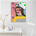 Picture of Abstracted Neon Expressions _GroupedProduct_Rectangle_Portrait_Canvas_Framed_