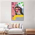 Picture of Abstracted Neon Expressions _GroupedProduct_Rectangle_Portrait_Canvas_Framed_