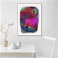 Picture of Neon Infusion Planet _GroupedProduct_Rectangle_Portrait_Canvas_Framed_
