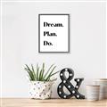 Picture of Dream Plan Do _GroupedProduct_Rectangle_Portrait_Canvas_Framed_