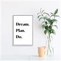 Picture of Dream Plan Do _GroupedProduct_Rectangle_Portrait_Canvas_Framed_