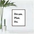 Picture of Dream Plan Do _GroupedProduct_Rectangle_Portrait_Canvas_Framed_