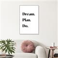 Picture of Dream Plan Do _GroupedProduct_Rectangle_Portrait_Canvas_Framed_