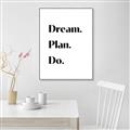 Picture of Dream Plan Do _GroupedProduct_Rectangle_Portrait_Canvas_Framed_