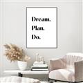 Picture of Dream Plan Do _GroupedProduct_Rectangle_Portrait_Canvas_Framed_