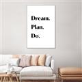 Picture of Dream Plan Do _GroupedProduct_Rectangle_Portrait_Canvas_Framed_