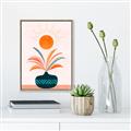 Picture of Petals and Solar Bloom _GroupedProduct_Rectangle_Portrait_Canvas_Framed_