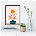 Picture of Petals and Solar Bloom _GroupedProduct_Rectangle_Portrait_Canvas_Framed_