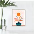 Picture of Petals and Solar Bloom _GroupedProduct_Rectangle_Portrait_Canvas_Framed_