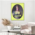 Picture of Slay Yellow Queen _GroupedProduct_Rectangle_Portrait_Canvas_Framed_