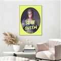 Picture of Slay Yellow Queen _GroupedProduct_Rectangle_Portrait_Canvas_Framed_