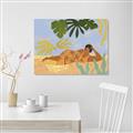 Picture of Lazyday Lady _GroupedProduct_Rectangle_Landscape_Unframed_Print_Only_