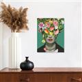 Picture of Floral Frida Everyday _GroupedProduct_Rectangle_Portrait_Unframed_Print_Only_