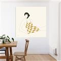 Picture of Lady in Squares _GroupedProduct_Square_Unframed_Print_Only_