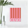 Picture of Ciao Stripes in Pink _GroupedProduct_Rectangle_Portrait_Unframed_Print_Only_