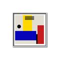 Picture of Structural Harmony I _GroupedProduct_Square_Canvas_Framed_