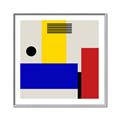 Picture of Structural Harmony I _GroupedProduct_Square_Canvas_Framed_