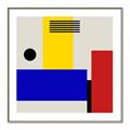 Picture of Structural Harmony I _GroupedProduct_Square_Canvas_Framed_