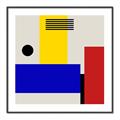 Picture of Structural Harmony I _GroupedProduct_Square_Canvas_Framed_