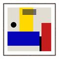 Picture of Structural Harmony I _GroupedProduct_Square_Canvas_Framed_