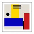Picture of Structural Harmony I _GroupedProduct_Square_Canvas_Framed_