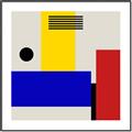 Picture of Structural Harmony I _GroupedProduct_Square_Canvas_Framed_