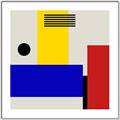 Picture of Structural Harmony I _GroupedProduct_Square_Canvas_Framed_