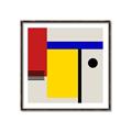 Picture of Structural Harmony II _GroupedProduct_Square_Canvas_Framed_