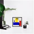 Picture of Structural Harmony I _GroupedProduct_Square_Canvas_Framed_