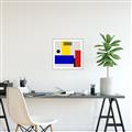 Picture of Structural Harmony I _GroupedProduct_Square_Canvas_Framed_