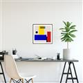 Picture of Structural Harmony I _GroupedProduct_Square_Canvas_Framed_