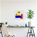 Picture of Structural Harmony I _GroupedProduct_Square_Canvas_Framed_