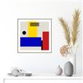 Picture of Structural Harmony I _GroupedProduct_Square_Canvas_Framed_