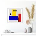 Picture of Structural Harmony I _GroupedProduct_Square_Canvas_Framed_