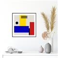 Picture of Structural Harmony I _GroupedProduct_Square_Canvas_Framed_